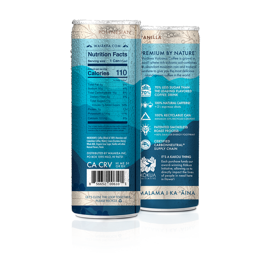 Waiakea Hawaiian Coffee Can Nutrition Facts