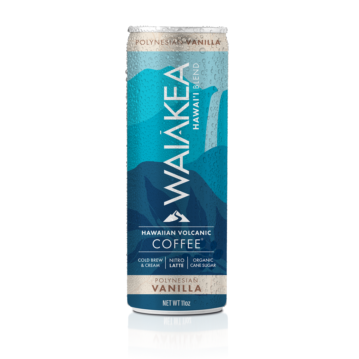 "Waiakea Hawaiian Volcanic Coffee Polynesian Vanilla Can"