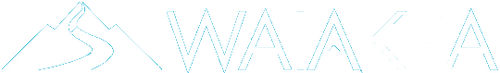 Waiakea logo with mountain design