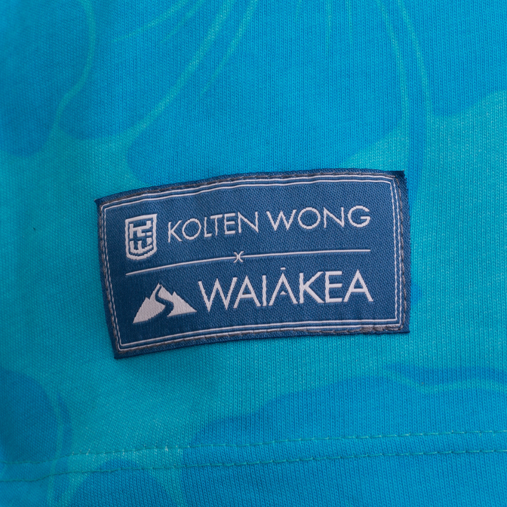 "Kolten Wong Waiakea clothing label"