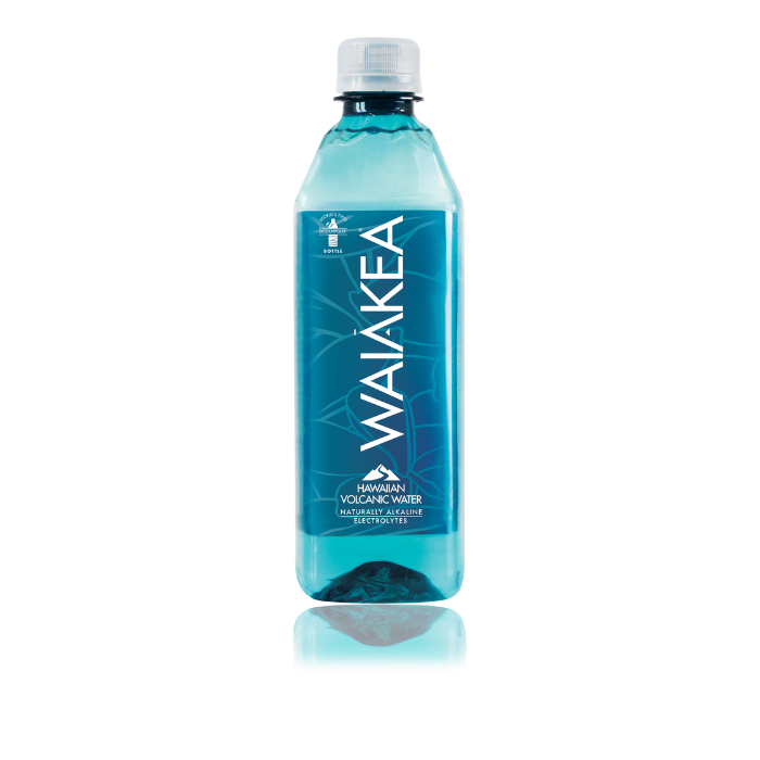 "Waiakea Hawaiian volcanic water bottle"