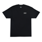 front of a black shirt with Waiākea X in4mation on the left chest