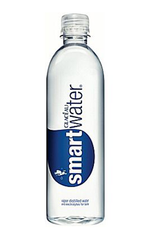 A bottle of Smartwater brand water