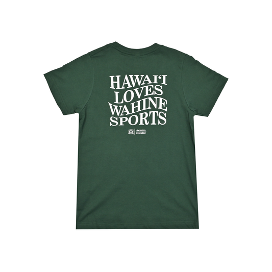 Hawai‘i Loves Wahine Sports Kids Tee