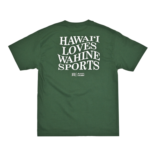 Hawai‘i Loves Wahine Adult Sports Tee