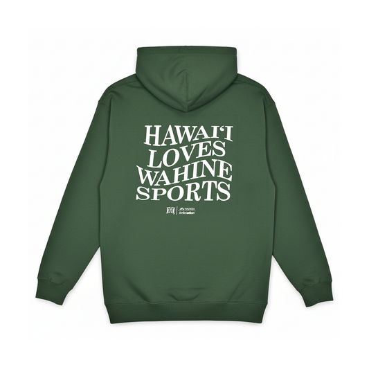 Hawai'i Loves Wahine Sports Hoodie