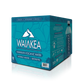 Waiakea Hawaiian volcanic water box packaging