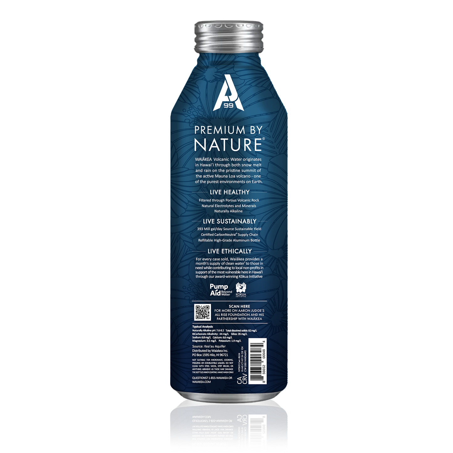 Limited Edition Aaron Judge Aluminum Bottles (Pack of 12)