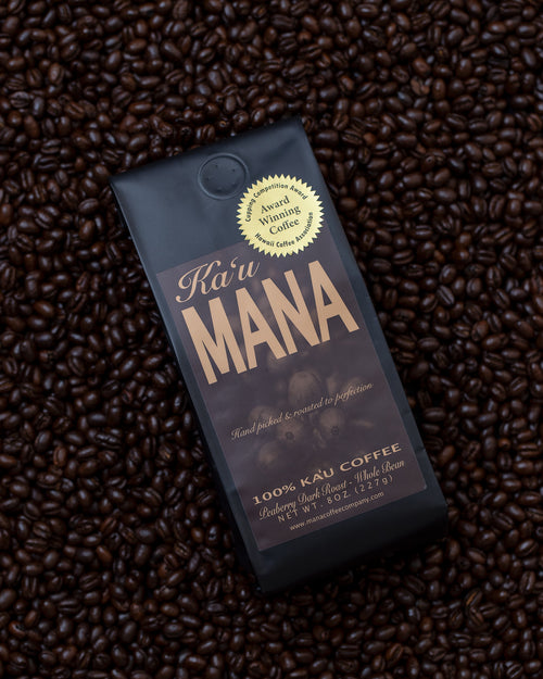 Ka'u Mana Peaberry Dark Roast Hawaiian Coffee